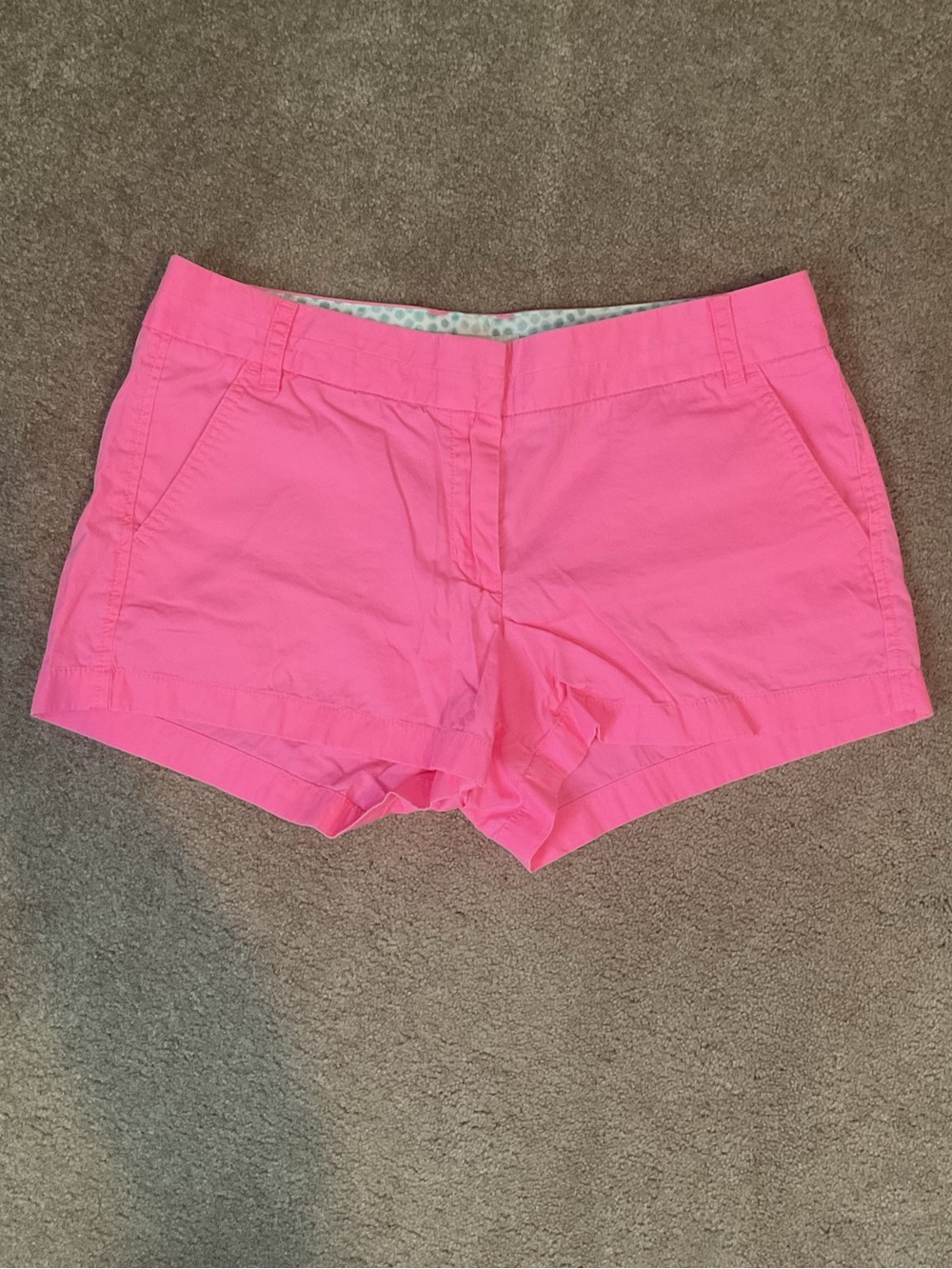 J. Crew Bright Pink Cotton Shorts